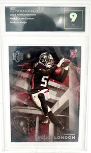 Drake London 2022 Chronicles Gridiron Kings Rookie RC #GK6 Mint 9 - Picture 1 of 2
