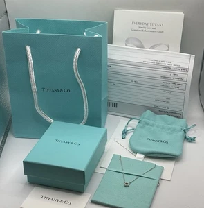 Tiffany & Co. Citrin Meterware Halskette 16" Silber 925 NEU alle Papiere - Bild 1 von 8