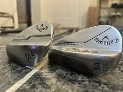 Набор необработанных веджей Callaway Jaws 54-10s, 58-12w спиннеры для правой руки - Изображение 1 из 4