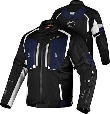 JAG 男式全季反光网眼摩托车夹克 | CE 装甲双运动 — 第 1/4 张图片