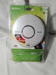 Sony D-FJ041 Walkman Portable CD Player AM/FM Tuner Music NIB White NEW - Picture 1 of 2