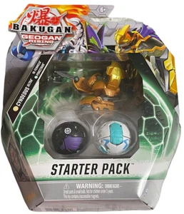 Bakugan Geogan Rising Starter Pack Cyndeous Gold Ultra, Fenneca, Pincitsur Nuevo - Imagen 1 de 5