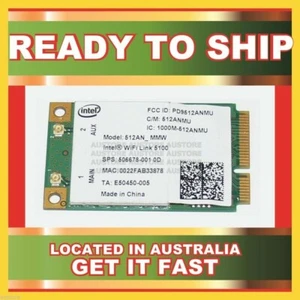 GENUINE 512ANMU INTEL WIFI LINK 802.11A/B/G/DRAFT-N PCIE CARD 2530P 6930P - Picture 1 of 1