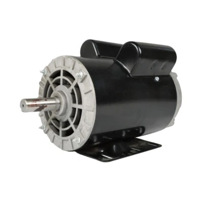 5 HP Compressor Duty Electric Motor 1 Phase 3450 RPM 56HZ Frame 7/8" Shaft 230V - Image 1 of 4