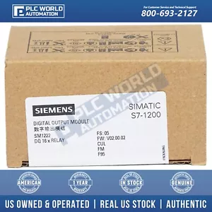 Siemens 6ES7222-1HH32-0XB0 S7-1200 SM1222 Digital Output Module, New Sealed - Picture 1 of 6