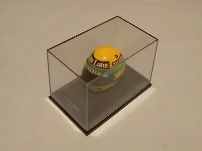 MINICHAMPS CASCO AYRTON SENNA ANNO 1986 NUOVO/NEW CON BOX SCALA 1:8 - Immagine 1 di 3