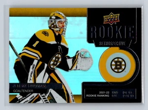 2022-2023 Upper Deck S1 #RR-10 Jeremy Swayman - Retrospettiva Rookie - Rovine - Foto 1 di 2
