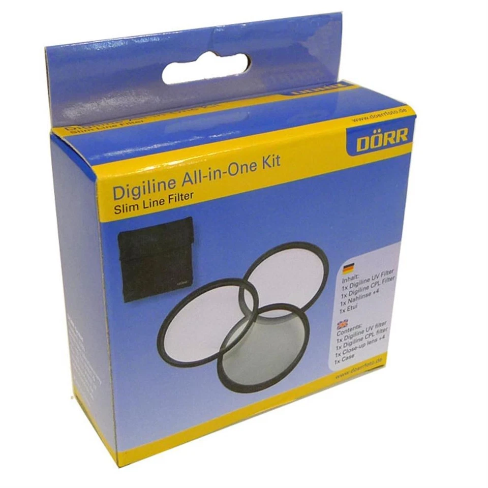 Dorr 37mm Digi Line Filter Kit (UV, Circular Polarizer and Close Up +4) - Image 1 of 1