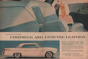 Chrysler - 1956 - anuncio de coche de doble página - vintage - Imagen 1 de 1