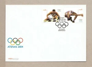 PORTUGAL FDC COVER STAMP 2004 ATHENS OLYMPIC GAMES - Picture 1 of 2