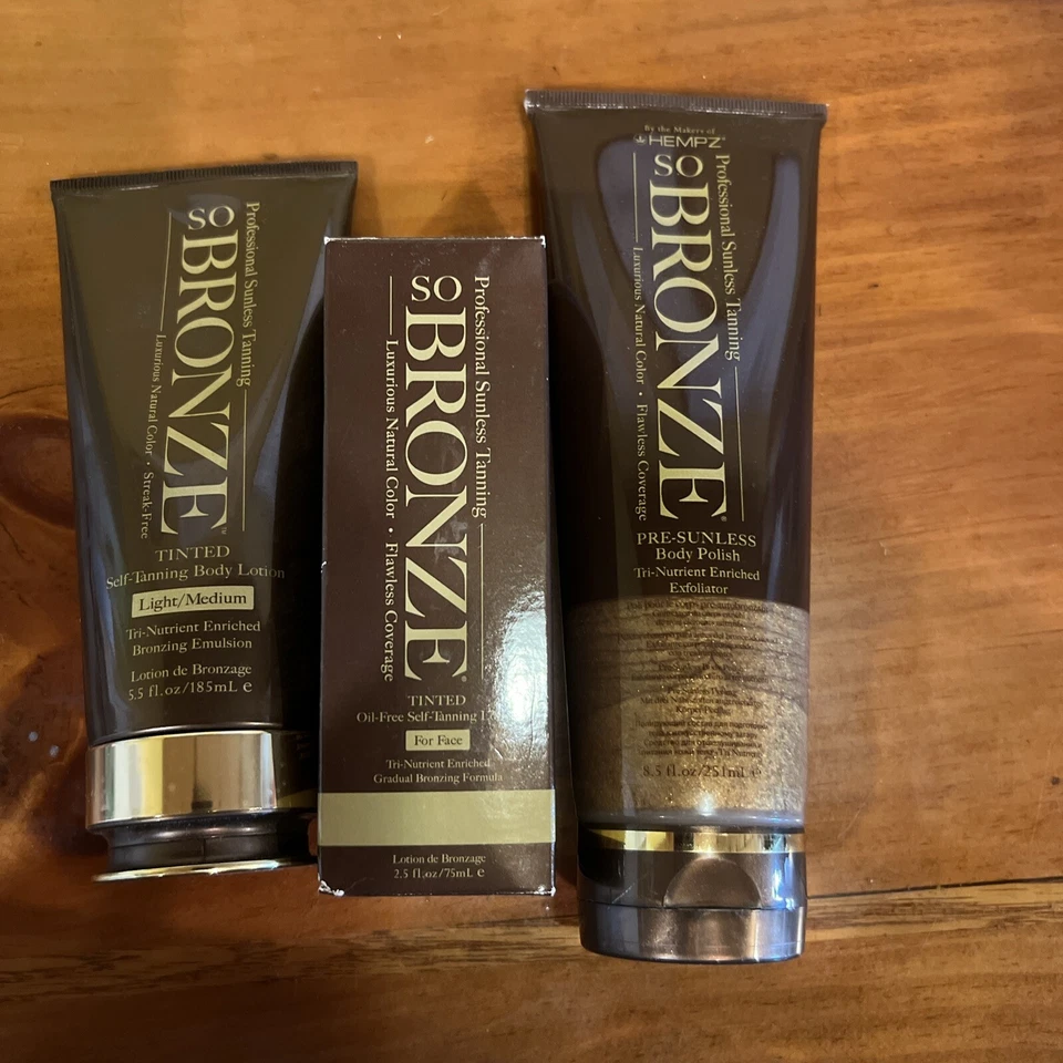 HEMPZ SOBRONZE, LOCIÓN CORPORAL AUTOBRONCEADORA SIN ACEITE LT/MED Y TINTE FACIAL Foto 1 de 1