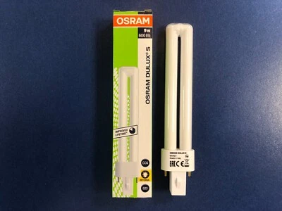OSRAM DULUX S 9W G23 Lumilux 827 Warm Whitw Deluxe Röhrenlampe Lampe - Bild 1 von 4
