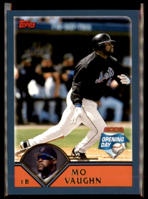 2003 Topps Opening Day #87 Mo Vaughn - Image 1 of 2