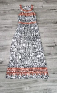 THML Anthropologie Boho Embroidered Sleeveless Maxi Dress Sz Small - Picture 1 of 8
