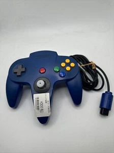 OEM Blue Nintendo 64 N64 Controller NUS-005- Tested & Working! - Picture 1 of 3