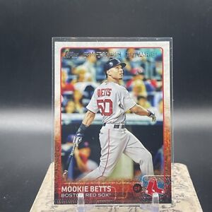 2015 Topps Series 2 Future Stars Mookie Betts Boston Red Sox #389  🔥⚾️