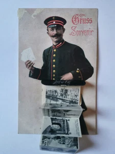CPA 57 Gruss METZ - Souvenir - Soldat - Carte Système - Imagen 1 de 3