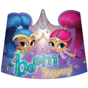 Shimmer and Shime Party Favor Tiara Hats Birthday Supplies 8 Per Package - Picture 1 of 1