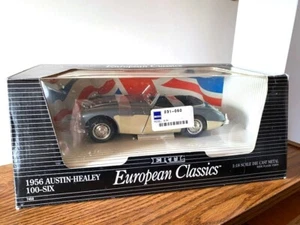 ERTL European Classics 1956 Austin Healey 100-Six 1:18 Scale Diecast Model Car - Picture 1 of 13