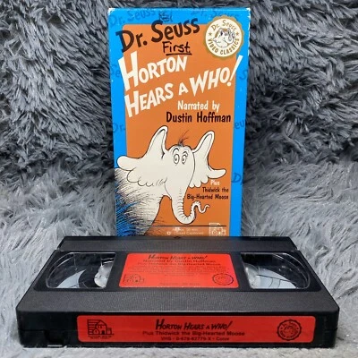 Dr. Seuss - Horton Hears a Who! VHS Tape 1992 Classic Kids Cartoon Show Film - Image 1 of 4