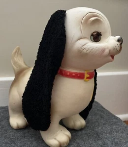 Vtg 1962 10” Bowser Wowser Rubber Squeak White Dog Toy EDWARD MOBLEY CO - Picture 1 of 15