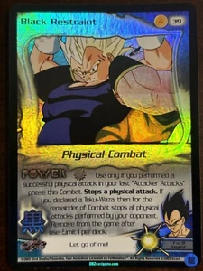 DBZ CCG Black Restraint HOLO FOIL Rare 39 LIMITED Dragon Ball Z Score TCG 2003 - Picture 1 of 12