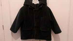 Sarah Louise 18 month boys blue needle cord hooded coat - Picture 1 of 8