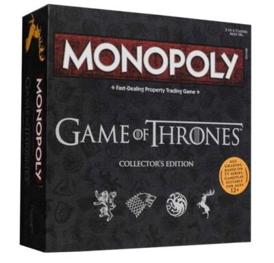 Monopoly Game Of Thrones Collector Edition 2017 Board Game Hasbro HBO NEW SEALED - Image 1 of 4