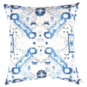 Pasargad Light Blue Silk Turkish Pillow - Picture 1 of 2