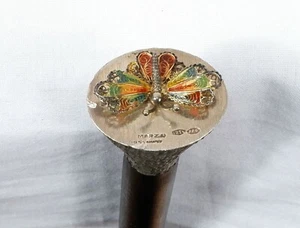 Walking stick 42 cane, cane silver 800 - Picture 1 of 6