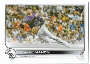2022 Topps #132 Ryan McMahon Colorado Rockies