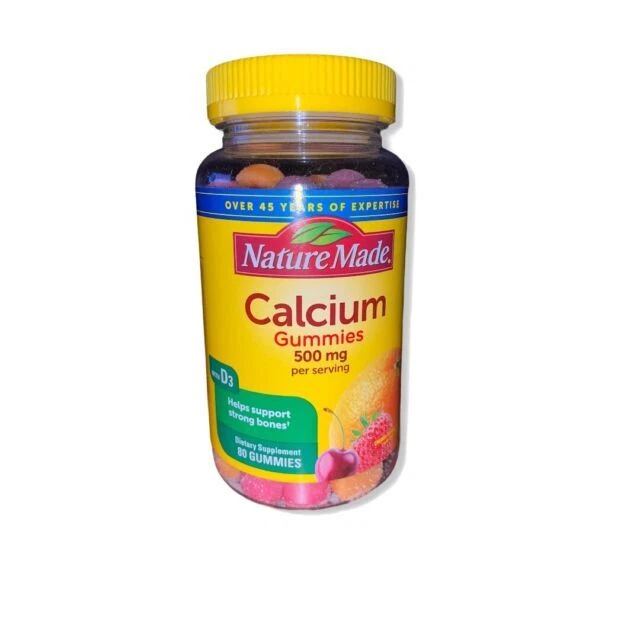 Nature Made Calcium Adult Gummies Vitamin - 2845 (80 Count)