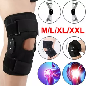 Knee Sleeve Compression Brace Support Meniscus Sport Joint Pain Arthritis Relief - Picture 1 of 42
