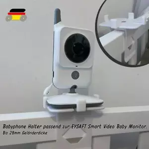 Babyphone Halter, Bett- Halterung passen zur EYSAFT VB607, bis 28mm - Bild 1 von 3