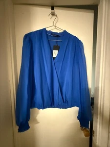 Womens PORTMANS Blue L/S Lightweight Blouse - Size 16 - BNWT! - Picture 1 of 4