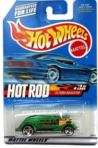 2000 Hot Wheels #08 Hot Rod Magazine '33 Ford Roadster rzr wheels - Picture 1 of 1