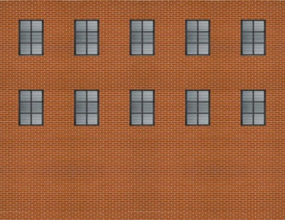 Background Building Kit for O Scale Model Train Layout - Make custom backgrounds - Image 1 of 4