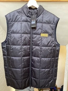 Barbour Mens Gilet M Black International Sport Bodywarmer   Sample. BK11 - Picture 1 of 6