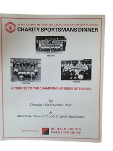 Manchester United Charity Sportsmans Dinnner - A Tribute To The 1950's Champions - Picture 1 of 3
