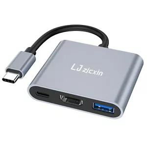 Convertidor adaptador USB C a HDMI para Macbook Pro Air iPad Pro iPhone - Picture 1 of 7