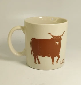 Vintage 1979 Taylor & Ng Le Taureau brauner Stier Keramik Kaffeetasse Becher Japan Stier - Bild 1 von 11
