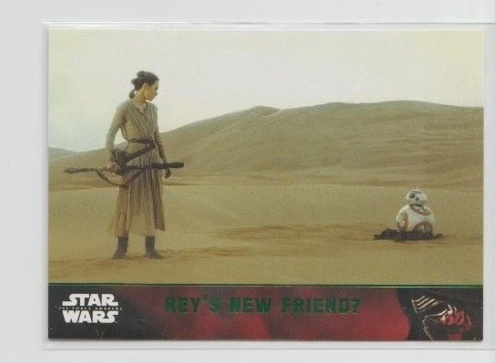 Star Wars The Force Awakens Series 1 Trading Card Green Parallel #79  - Image 1 of 1