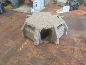 Beschädigter Bunker Sci-Fi, Fantasie/mittelalterliche Landschaft - 2. Weltkrieg 28 mm - Bild 1 von 5