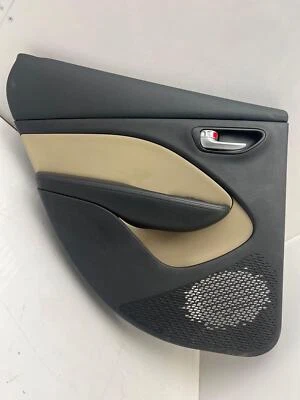 Dodge Dart 2013 panel de moldura de puerta trasera lado del conductor cuero tostado OEM 5MY651AWAC Foto 1 de 4