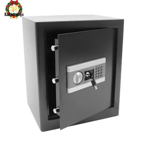 45 L Tresorschrank Haushalt Tresor Feuerfest Möbeltresor m/Schlüssel Safe Box - Bild 1 von 11