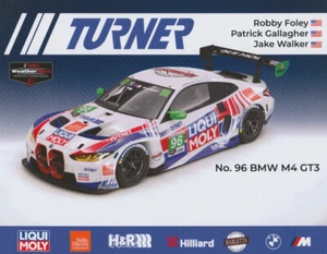 2024 Turner Motorsport BMW M4 GT3 GTD Indianapolis IMSA WTSC Hero Card - Picture 1 of 2
