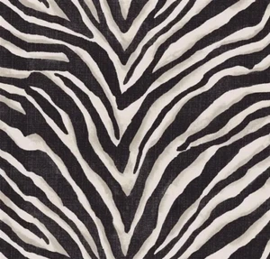 RALPH LAUREN/DESIGNERS GUILD CURTAIN FABRIC Terranea Zebra 3 METRES EBONY - Picture 1 of 7