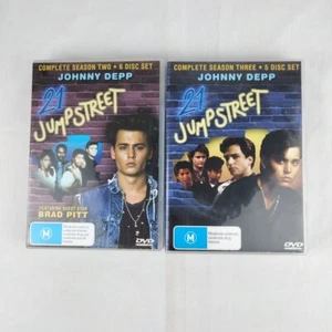 21 Jump Street : Season 2 Two & 3 Three DVD Region 4 (1987) Johnny Depp - Picture 1 of 8