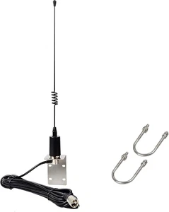 Edelstahl Marine UKW Antenne, 15 Zoll Low Profile Bootsantenne für Cobra I - Bild 1 von 12