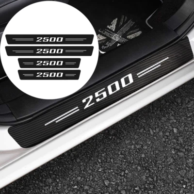 4pcs For GMC Sierra 2500 HD Pickup Door Sill Plate Protector Covers Accessories - Image 1 of 4